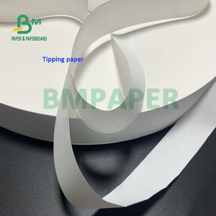 24gsm 28gsm Tipping Paper Uncoated White Paper For Cigarette Wrapping 
