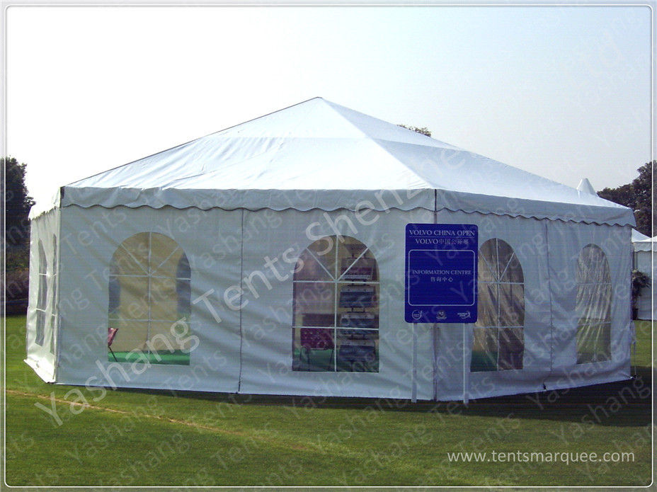 850G / Sqm Pagoda Instant Shelter , Pagoda Party Tent Double Pvc Coated Polyester Textile