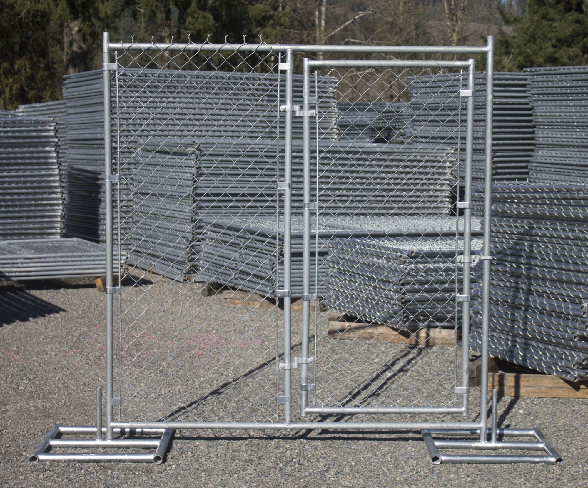 temporary chain link fence panels 