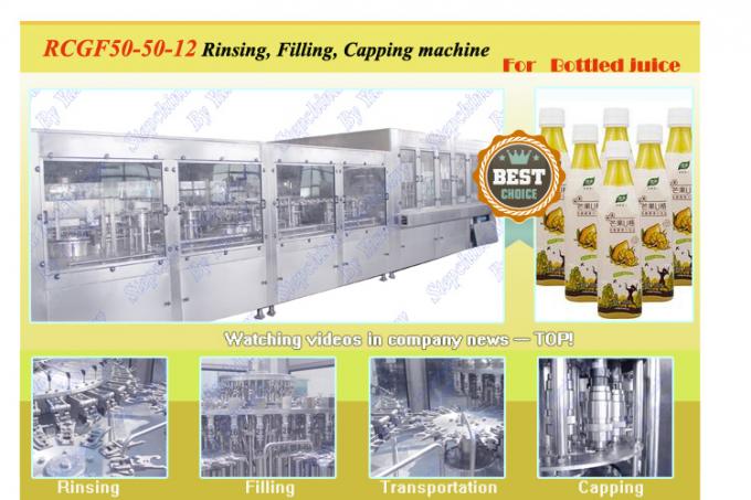 Customized Full Auto juice filling machine stainless steel 304