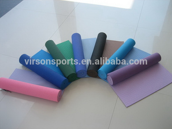 Ningbo Virson double color full print yoga mat/custom print pvc yoga mats