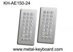 Top panel mounting 24 Keys Stainless Steel Keyboard Industrial Waterproof