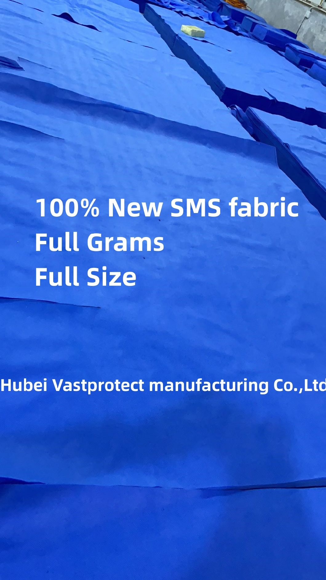 Level1/2/3 Reinforced Sterile SMS 45GSM Protective Isolation Gowns