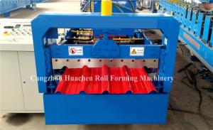 China 5.5Kw Metal Roofing Sheet Roll Forming Machine Electric Control Standing Seam on sale 