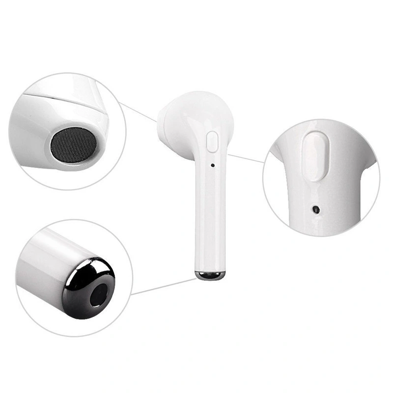 New Inventions Design Head Phone Headset I7s Ipods Tws Earbuds Bluetooth Headphones Wireless