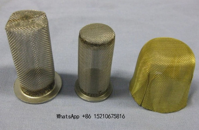 Stainless Steel Wire Mesh Filter Screen With Plain Weave, Caps/Bowl Type