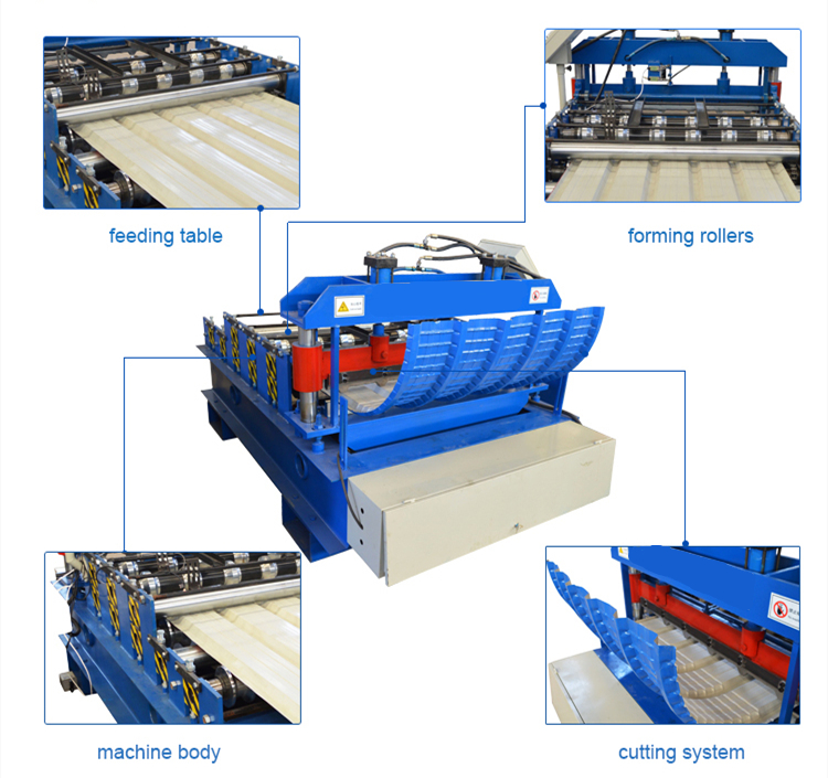 Curving Machine For Roof Panel