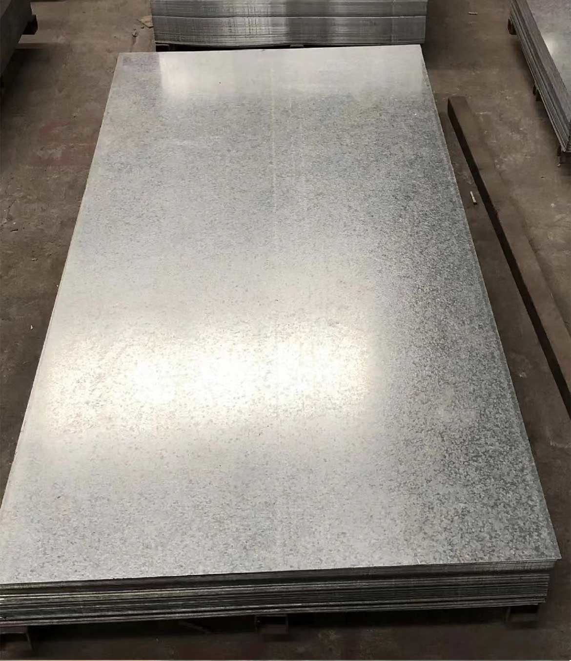 small spangle zinc galvanized steel sheet