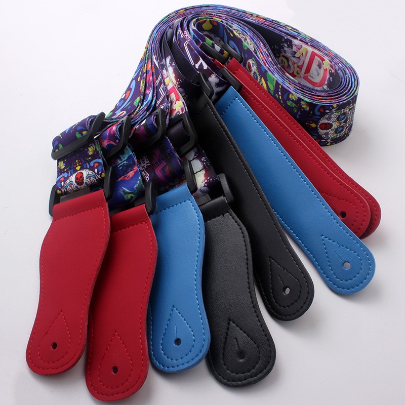 Design with colorful guitar strap for boys and girls cool musical instrument accessories