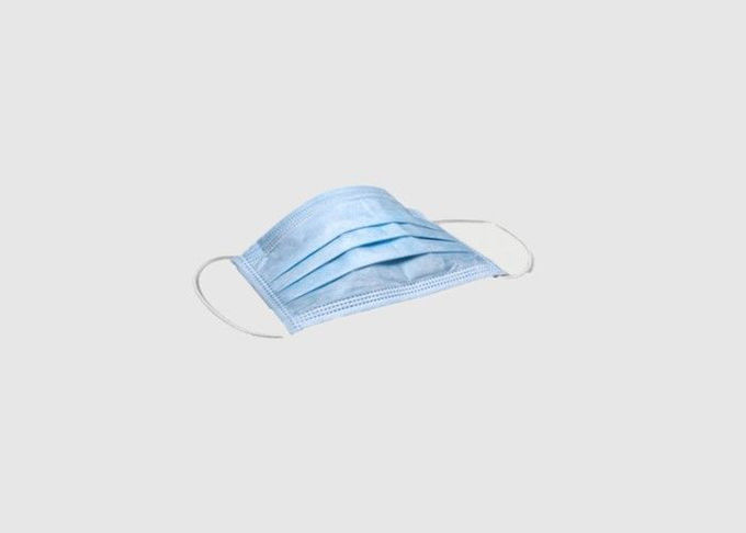 Blue Color Earloop Face Mask Size 17.5 * 9.5cm PP Material Dust Proof