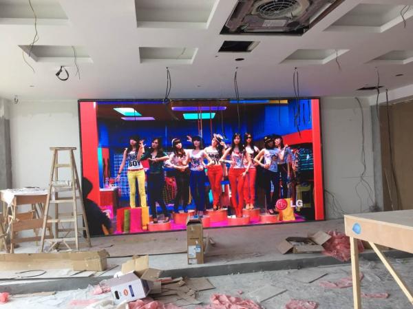 Indoor P1.923 LED display panel RGB advertising LED Billboard 246x246mm Module Size 0