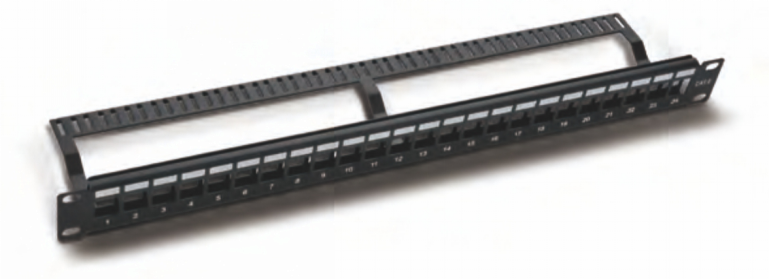 24 ports blank patch panel.
