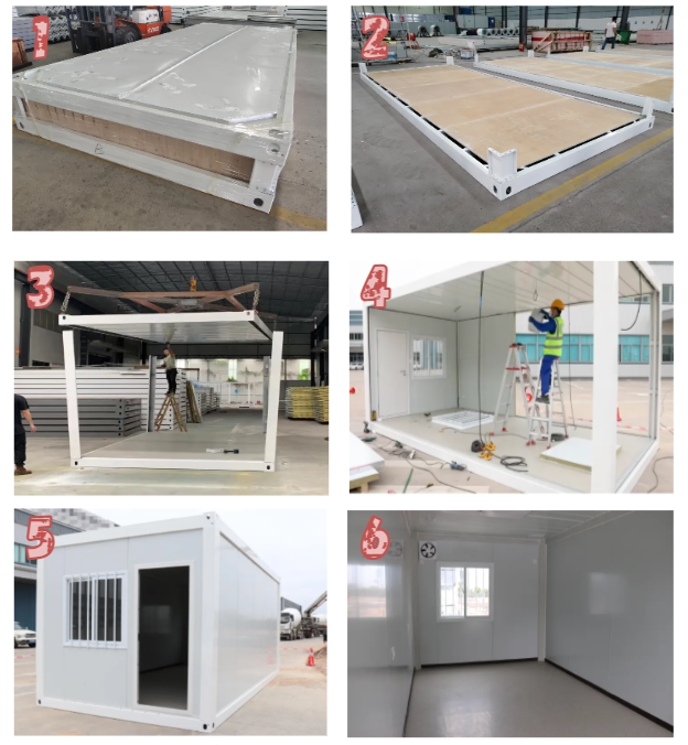 BOX SPACE DIY Modified Tiny Town Flat Pack Container House Modern Movable Prefab Cabin Container House For Hotel