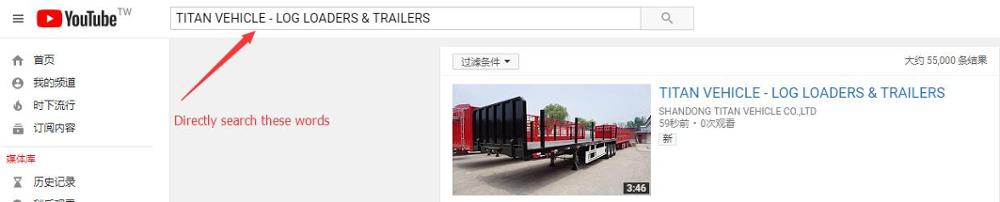 TITAN VEHICLE - cargo load flatbed trailer log trucks and trailers vehicle
