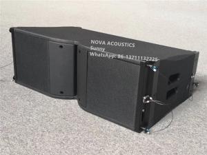 China Pro double ligne audio bruit de 8 pouces de Cabinet de noir du haut-parleur 550W de rangée pro on sale 
