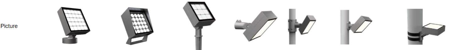 ip66 led floodlights with many kinds of parts for different installation to meet many kinds of Applicaitions