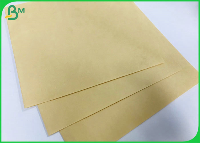Ecological Bamboo Fiber 50G 80G 100G Unbleached Kraft Fine Paper for Paper Sack 