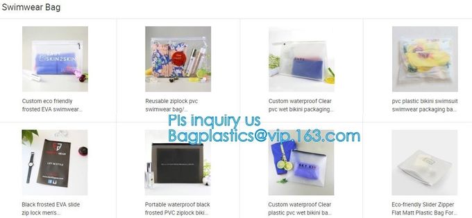 PVC Mini Plastic Cosmetic Bags , Cosmetic Tote Bags Printed Promotional