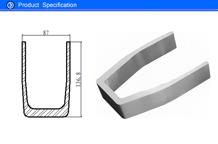 aluminum profile for fork extrusion