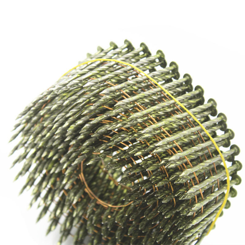 2.3*45mm 16 Degree Galvanized Wire Welded Coil Screw Nails