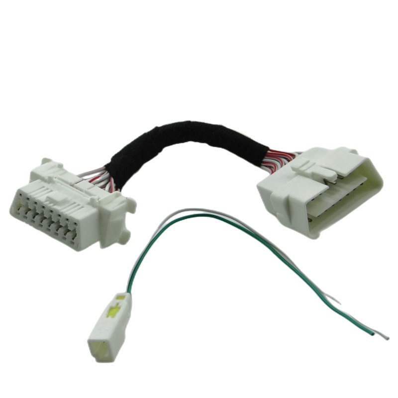 OBD Plug Connector Automotive Diagnostic OBD Adapter Custom Wire Harness
