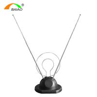 China Factory Price Roundness Telescopic VHF / UHF Amplifier Free Channels Indoor DVB-T TV Antenna on sale