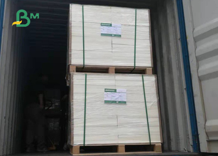 325gsm Single Side Gloss Coated White Cardboard For Food Container Board