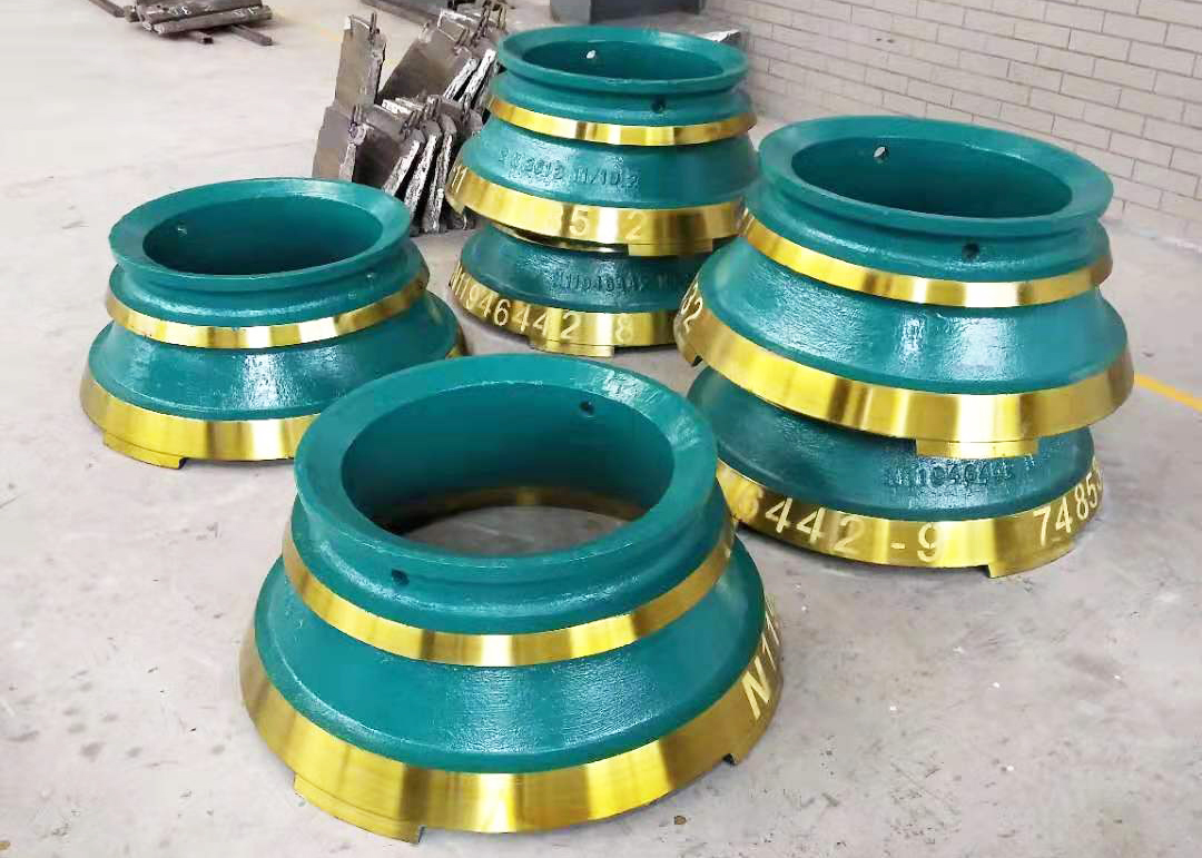 High manganese steel mining wear parts cone crusher spares manufacturer