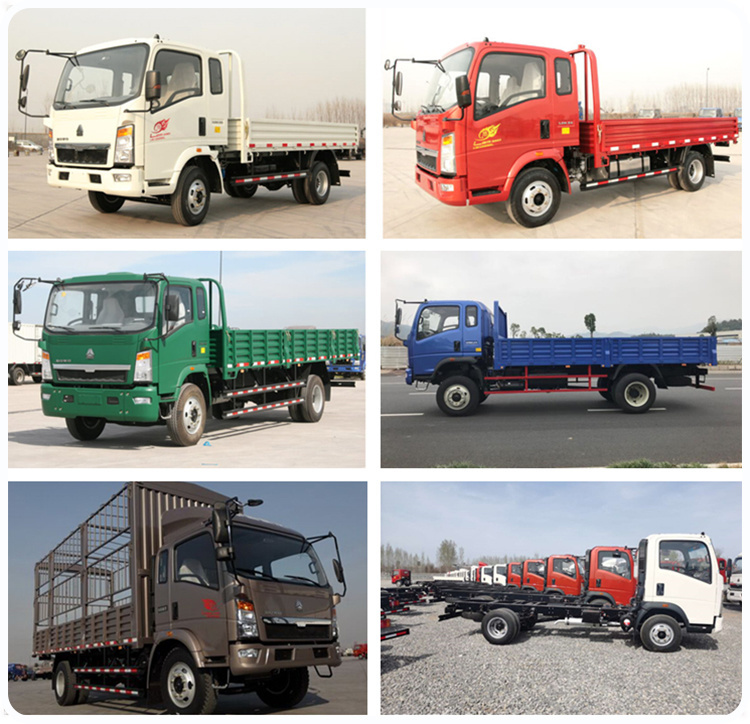 New Sinotruk HOWO Homan 4X2 4X4 3tons 5 Tons 7tons 10tons 8 Tons Diesel Pickup Dumper Light Mini Cargo Dump Truck Price
