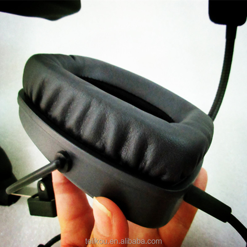 TELIKOU New Update Director Dynamic Intercom Headset For Camera man , studio room , stage