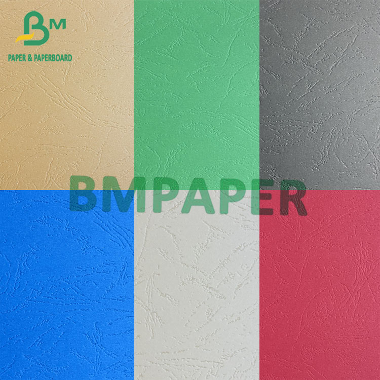 Textured Paper 110gsm 150gsm 230gsm Printable Colorful Cover Paper Virgin Pulp Sheets