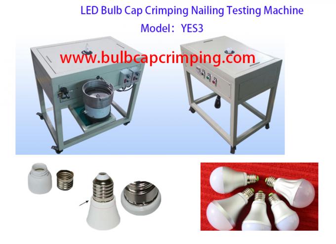 Lamp Bulb Cap Crimping Punching Machine For E27 B22 Bulb Cap Holder