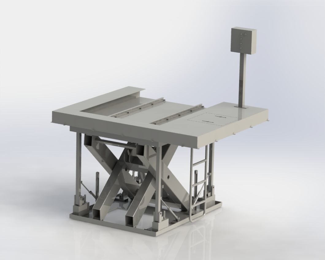 15ton Loading Dock Table with Hydraulic Leg Hydraulic Lift Table