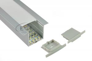 China Recessed extruded aluminum profile prices for led housing decoration on sale 