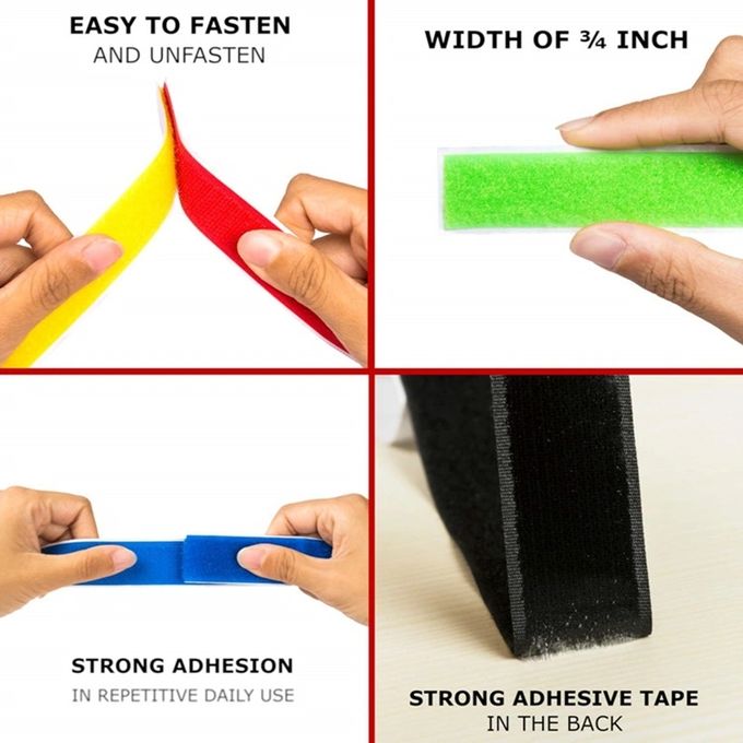Strong Heavy Duty Hook And Loop Tape , Hook And Loop Fasteners For Fabric 2