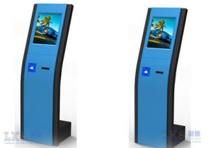China Floor Standing Self Service Banking Kiosk Machine With Rfid Card Reader on sale 