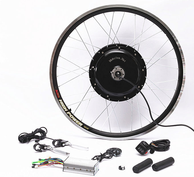 48v 1000w Electric Mountain Bike Conversion Kit Front Or Rear Wheel With Disc Brakes