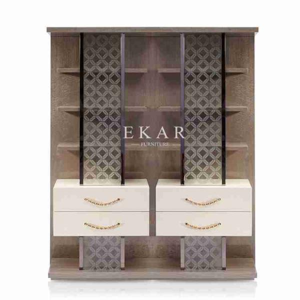 Contemporary Design High End Glass Cupboard Cabinet For Drinks