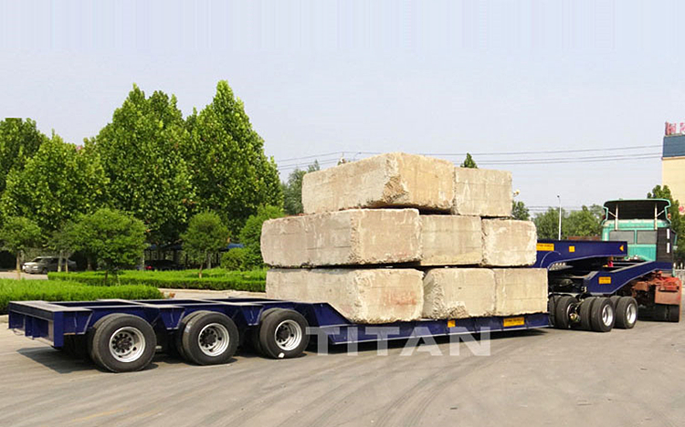 3 line 6 axles lowbed trailer for shifting heavy equipment