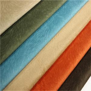 China Popular Brushed Sofa Cloth Fabric Classic Polyester Fleece Fabric on sale 