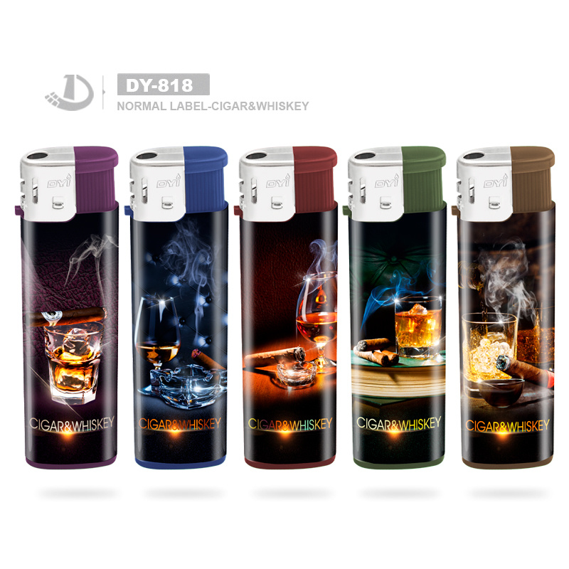 Dy-818 Type Hot Sale Disposable Electronic Gas Lighter with Competitive Price