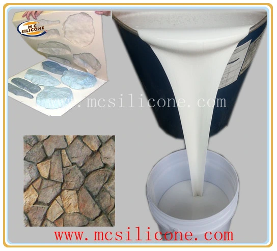 RTV2 Silicone Rubber Material for Stone Wall Panel Molds Making Silicone