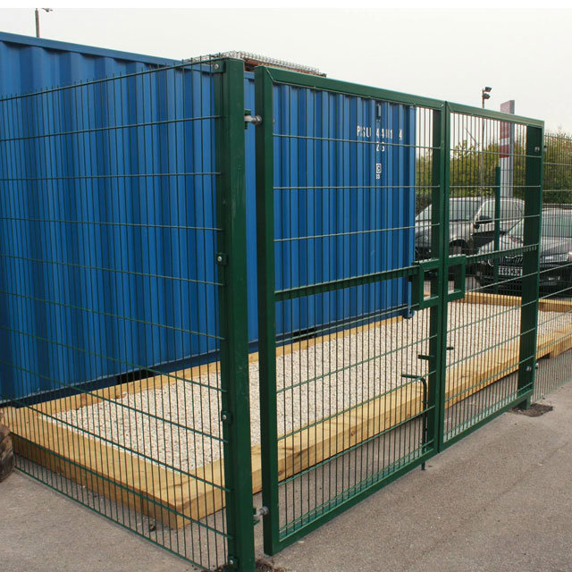 Manufacturer PVC Coated 656 Twin Wire Fencing / Perimeter Security Fence