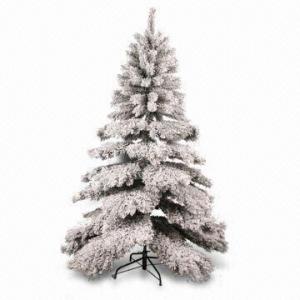 China 6ft PVC Christmas Tree with Flock and 708 Mixed Tips, Various Sizes are Available on sale 
