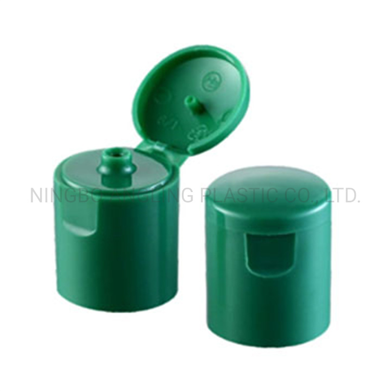 28415 Factory Plastic Flip Top Cap in Green