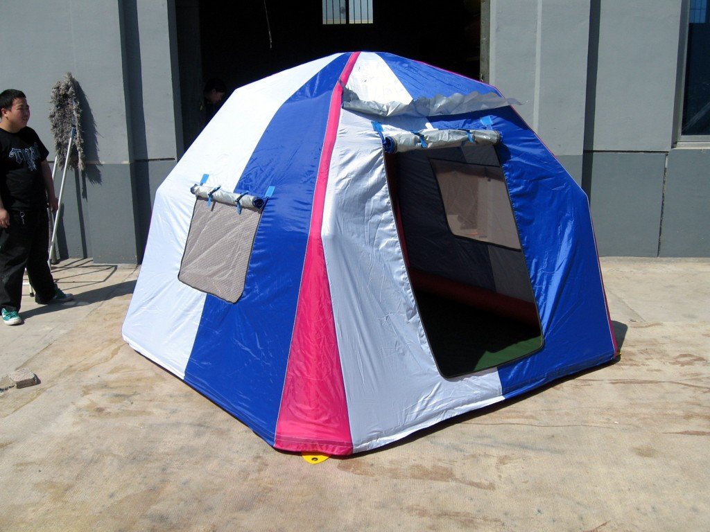 Fashion and Modern Inflatable Camping Tent With Metal Frame