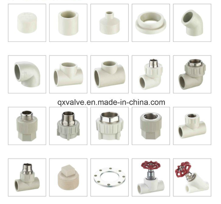 China Factory High Quality Pn25 Plastic Cross Tee 4 Way PPR Fitting
