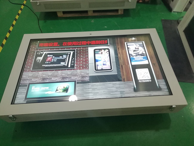 Smart Electronic 65 Inch Shopping Center Advertising Kiosk Standalone Totem Lcd Outdoor Digital Signage Enclosure