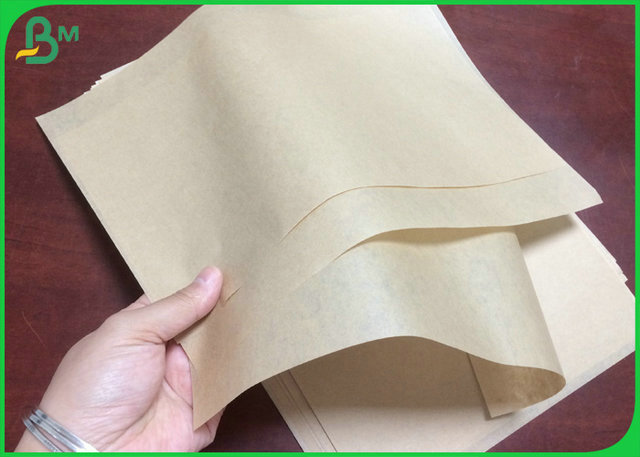 100% Safe And Degradable Brown Kraft Paper With PE Coated For Paper Bags
