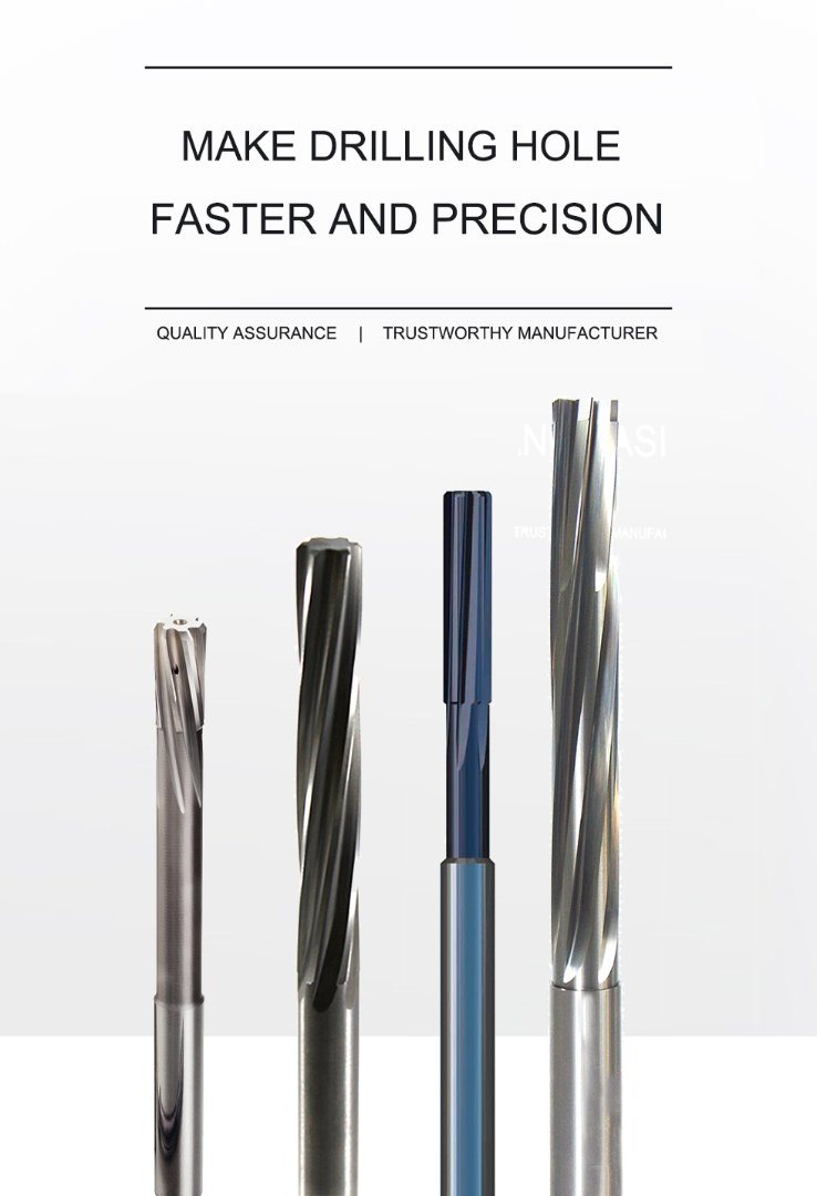 Wxsoon High Precision Straight Flutes Solid Carbide Reamers for Steel